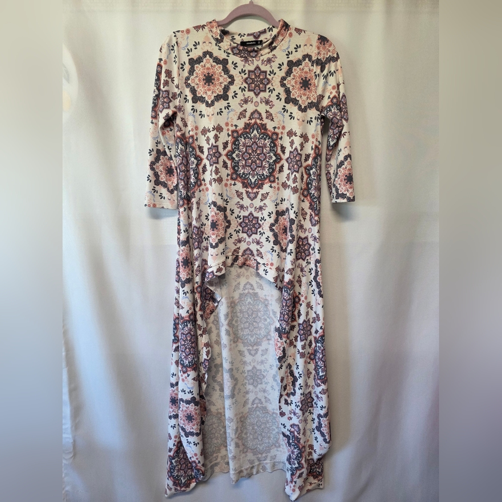 Patterned High Low Top